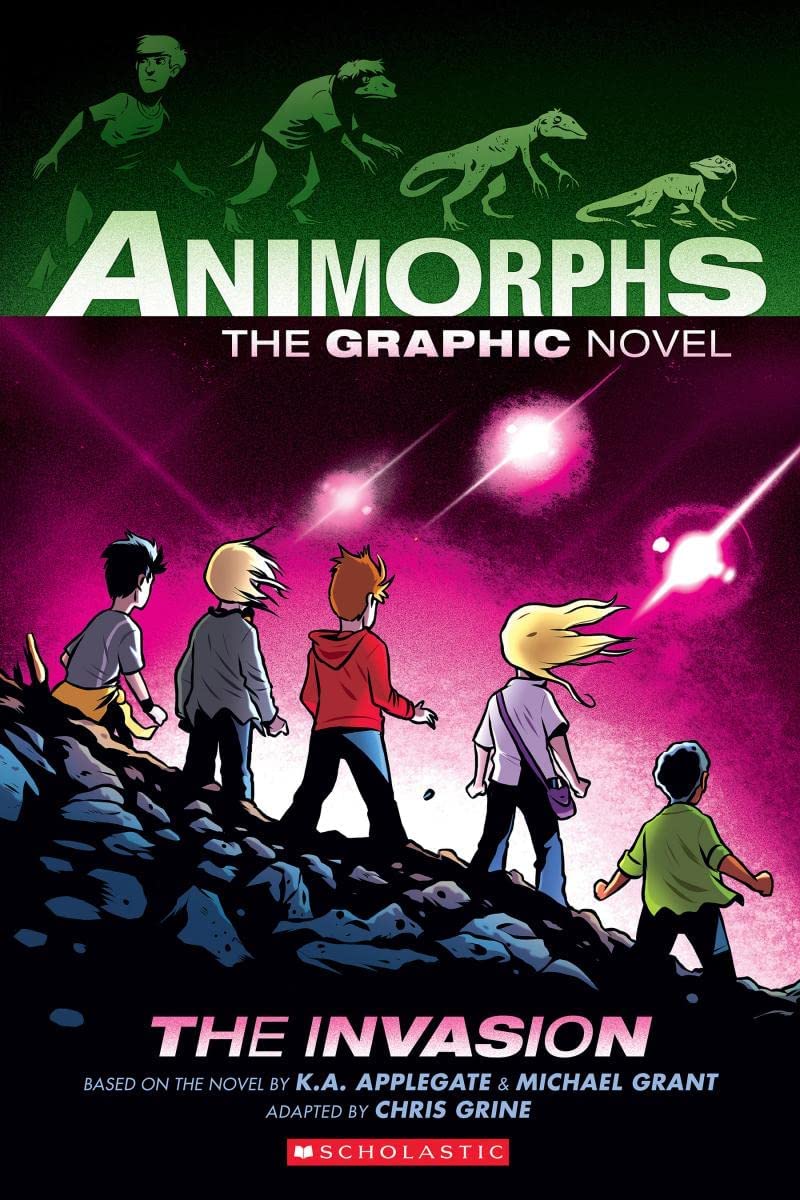 Animorphs Graphic Novel 3 Books Set - The Invasion, The Visitor, The Encounter book cover