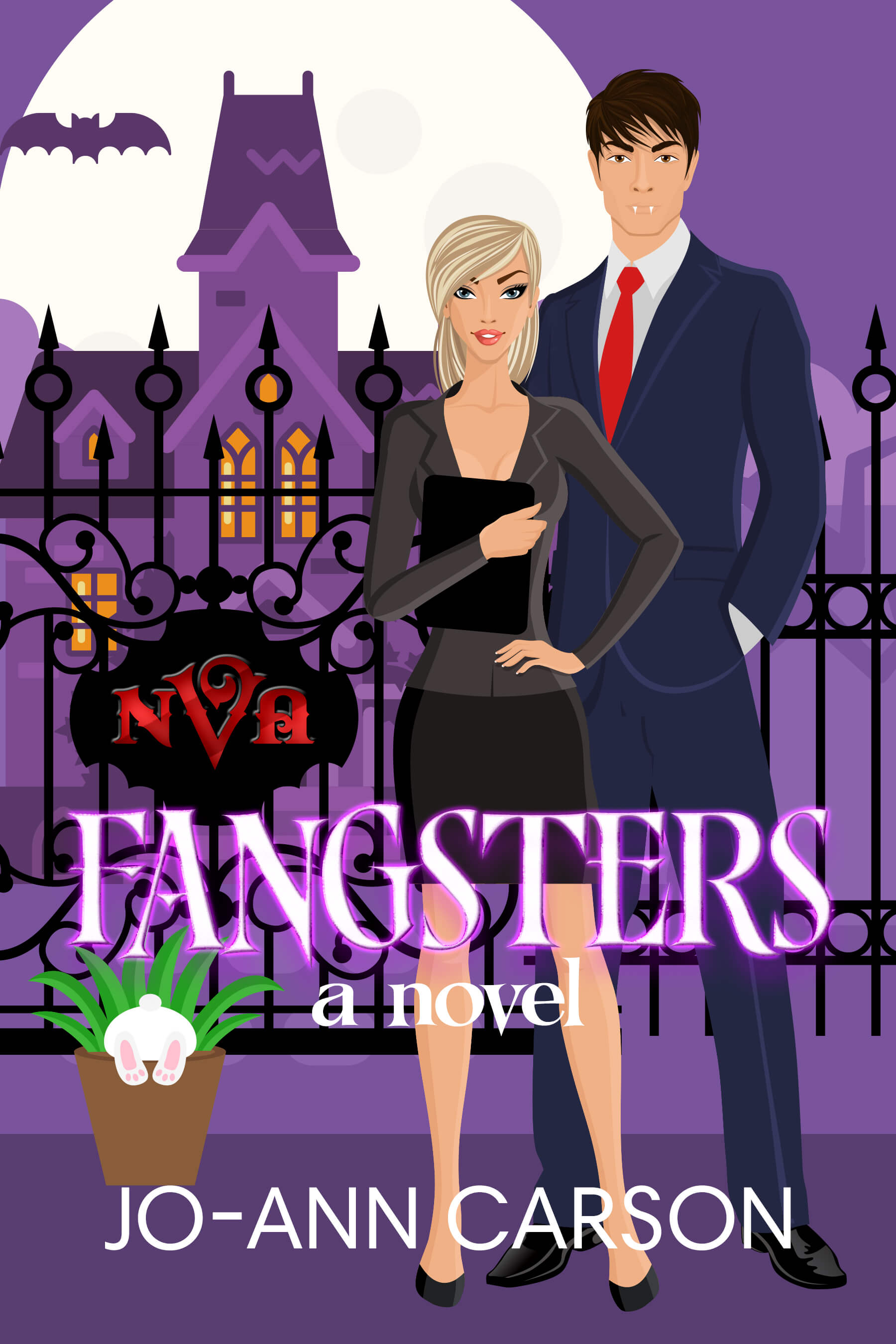 Fangsters, a novel book cover