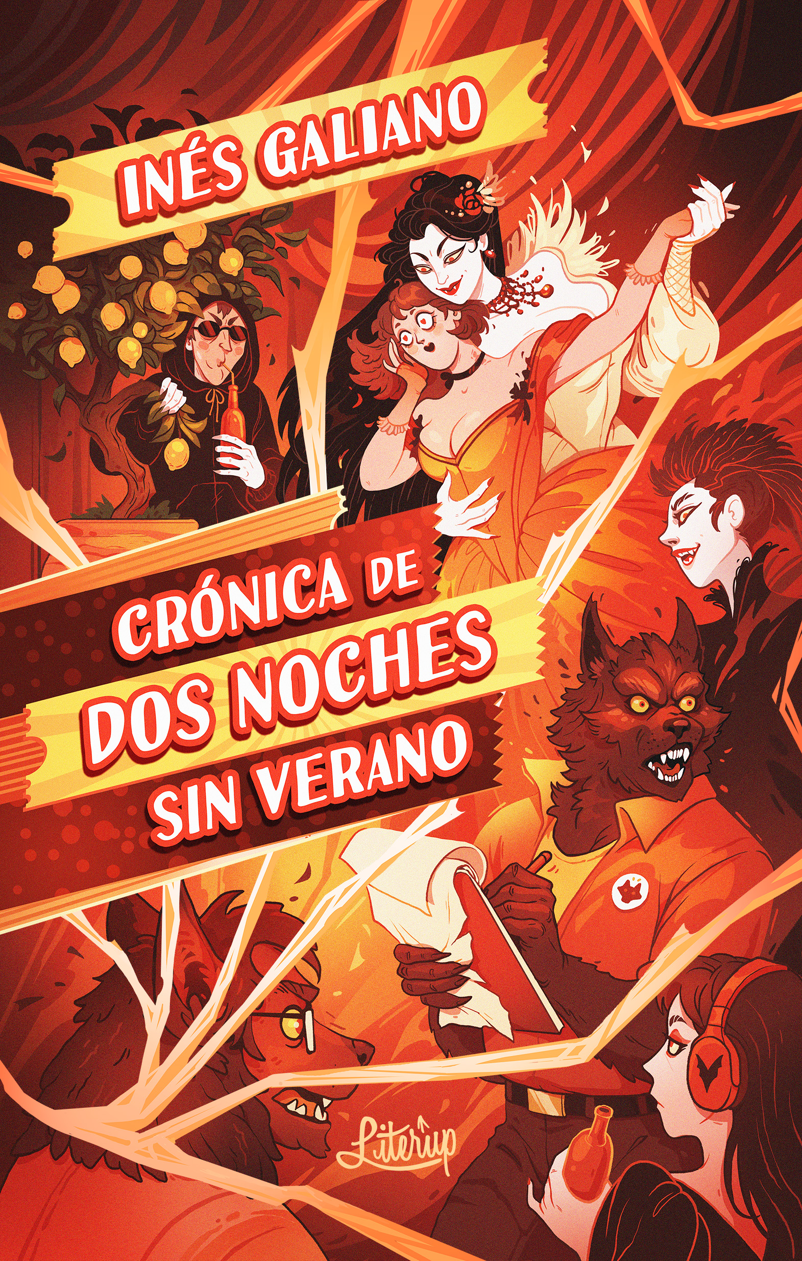 Crónica de dos noches sin verano book cover