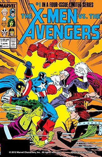 The X-Men vs. the Avengers book cover 1