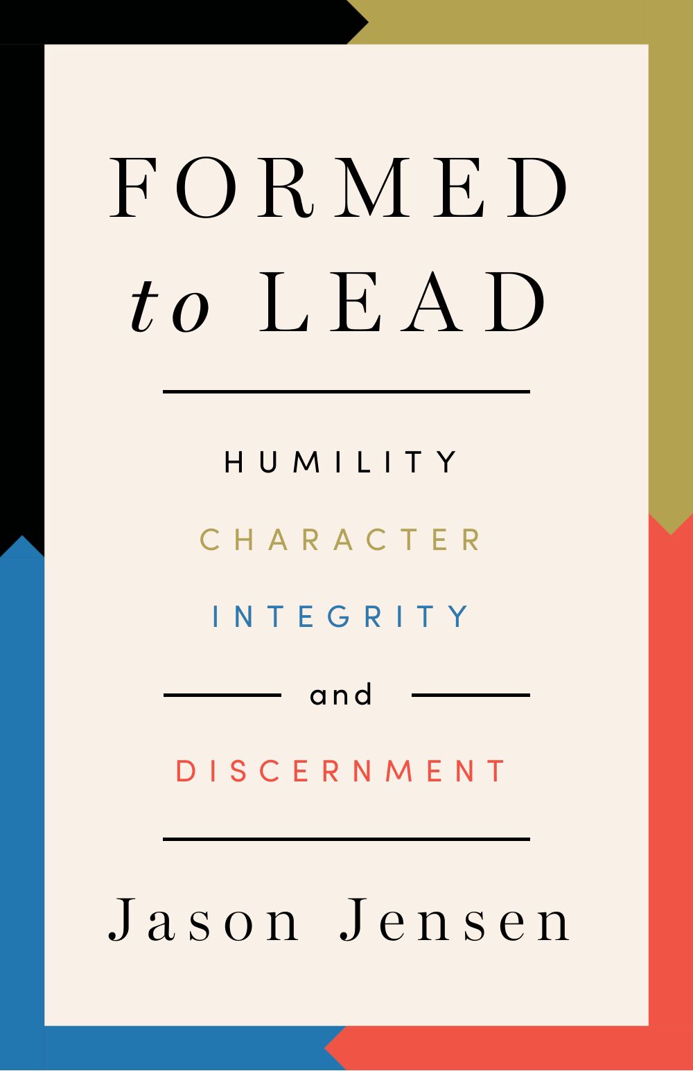 Formed to Lead book cover