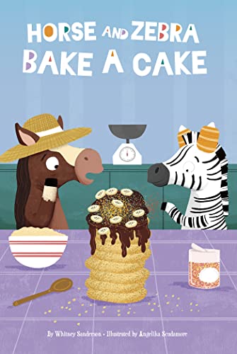 Horse and Zebra Bake a Cake book cover