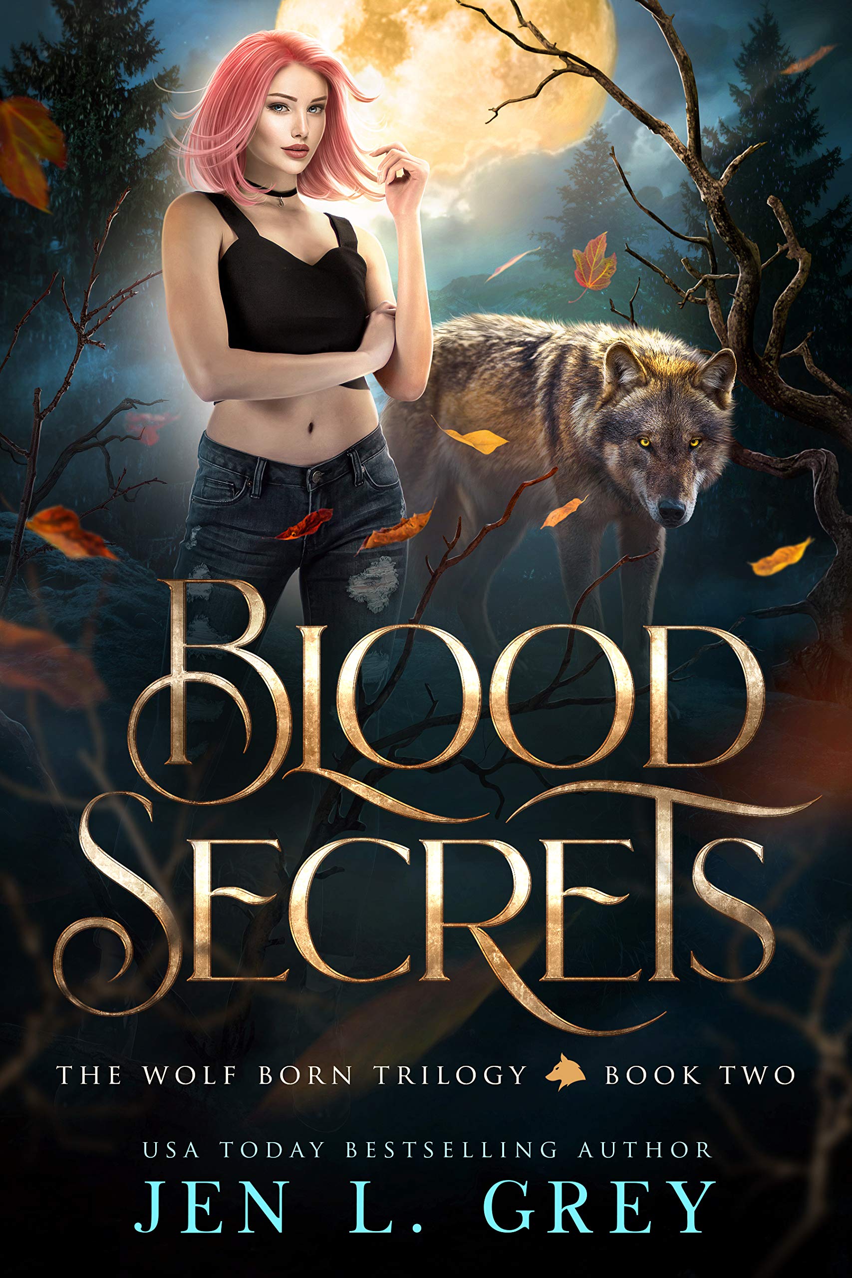 The Wolf Born Trilogy book cover 2