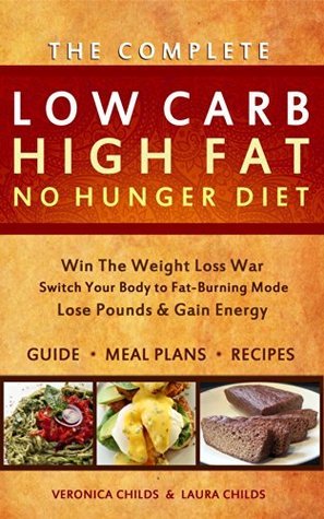 Low Carb High Fat No Hunger Diet & Cookbook book cover