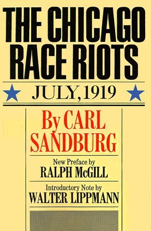 The Chicago Race Riots, July 1919 book cover