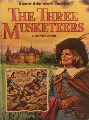 Alexandre Dumas' The Three Musketeers book cover