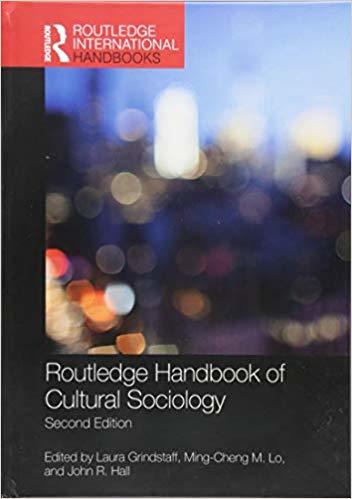 Routledge Handbook of Cultural Sociology book cover