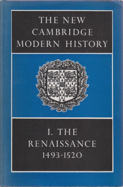 The New Cambridge Modern History book cover 1