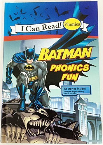I Can Read! BATMAN PHONICS FUN 12 Story Book DC Super Hero Stories book cover