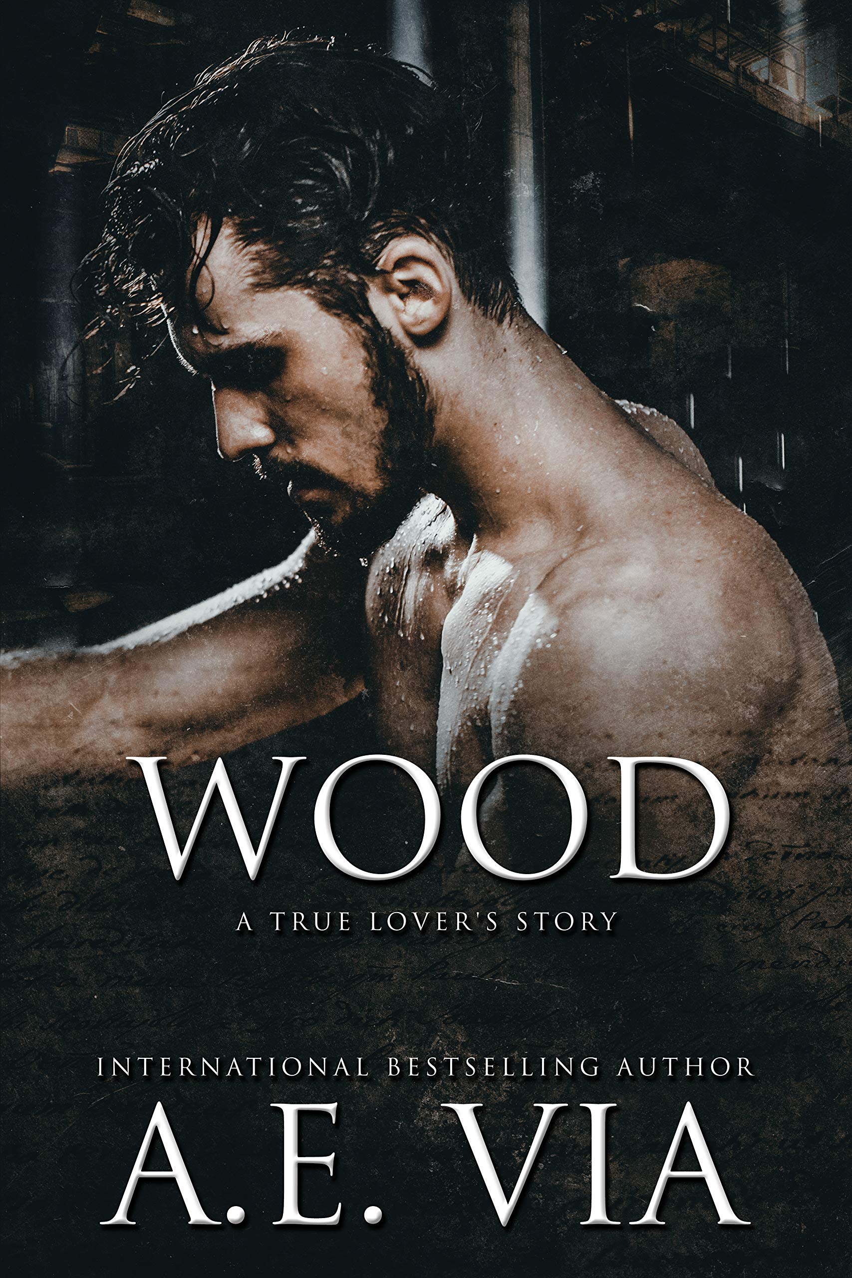 Wood book cover