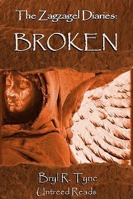 Broken book cover