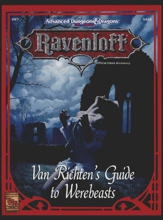 Van Richten's Guide to Werebeasts book cover