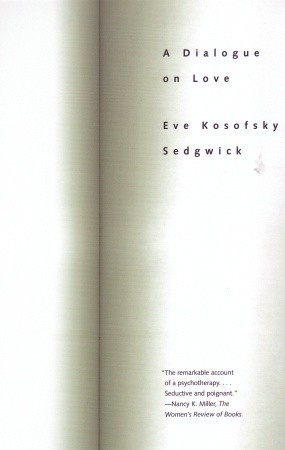 A Dialogue on Love book cover