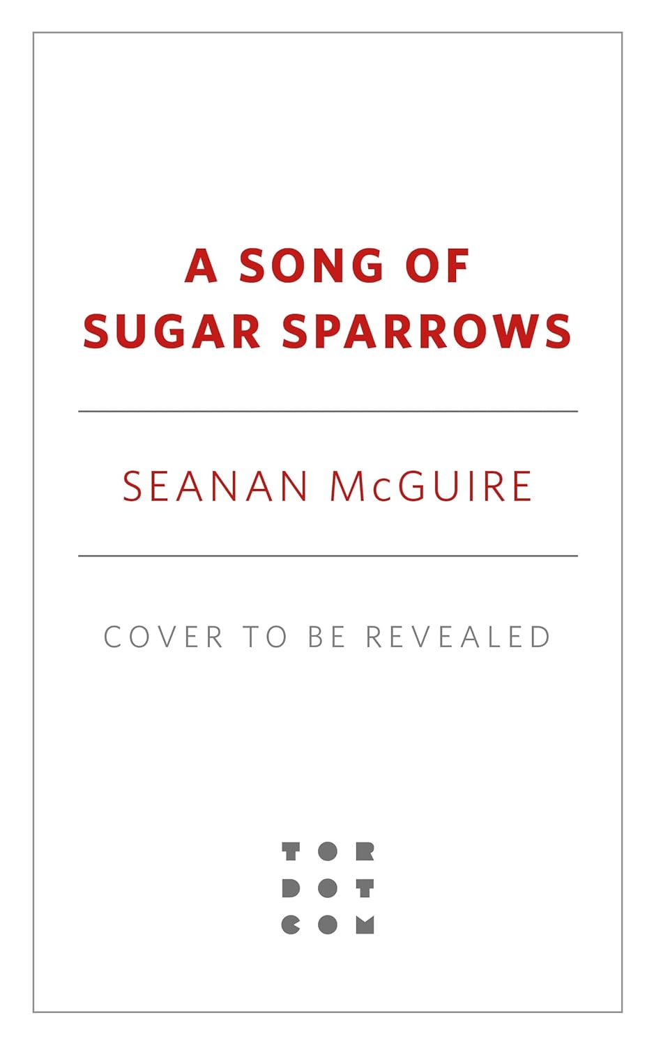 A Song of Sugar Sparrows book cover