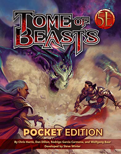Paizo Kobold Press Tome of Beasts (5E) Pocket Edition book cover