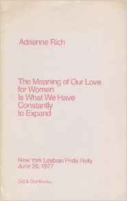 The meaning of our love for women is what we have constantly to expand book cover