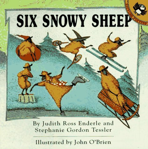 Six Snowy Sheep book cover