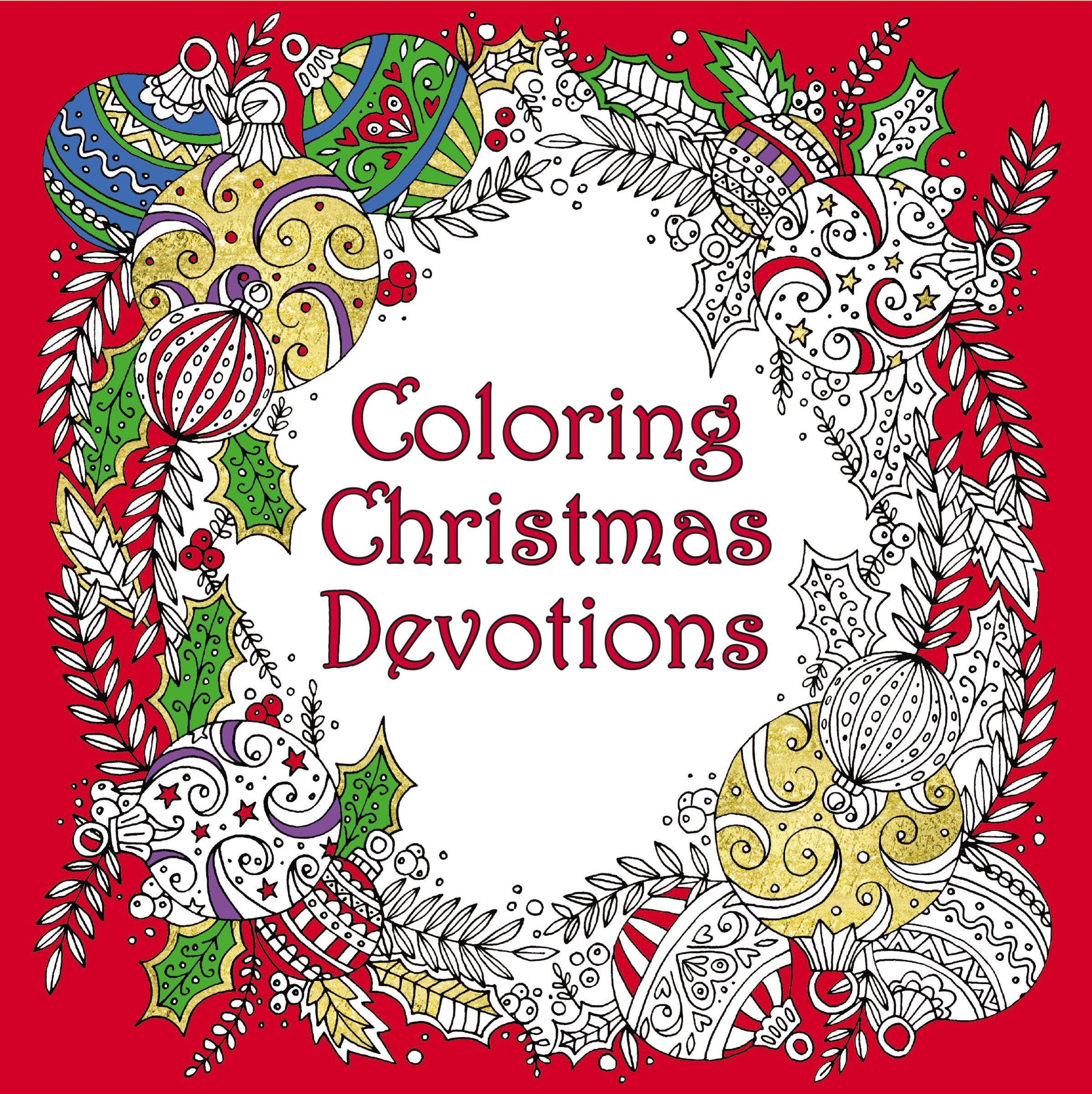 Coloring Christmas Devotions book cover