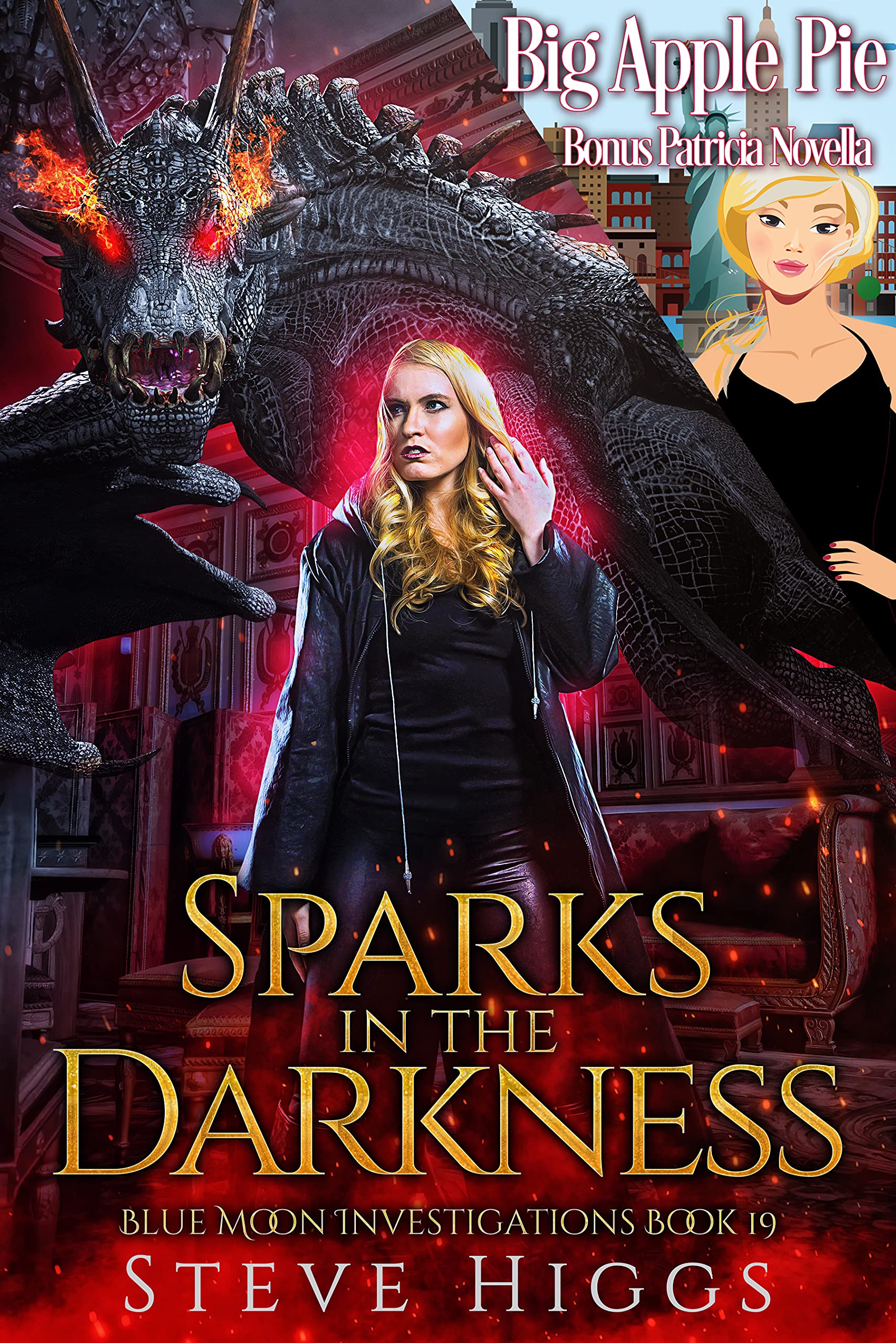 Sparks in the Darkness - A Novella. Also featuring Big Apple Pie, a Patricia Fisher/Apple Orchard crossover story book cover