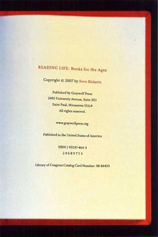 Reading Life book cover
