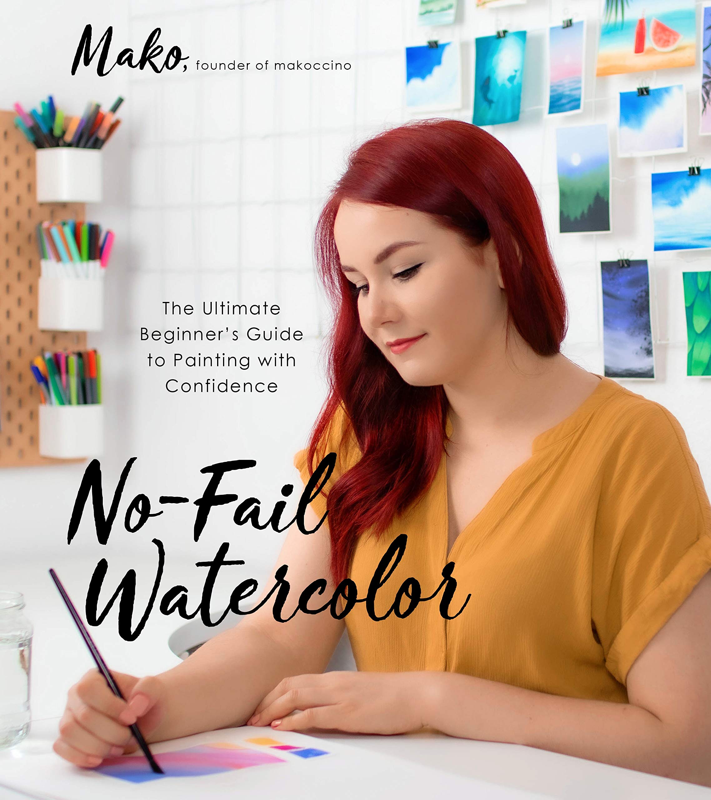 No-Fail Watercolor book cover