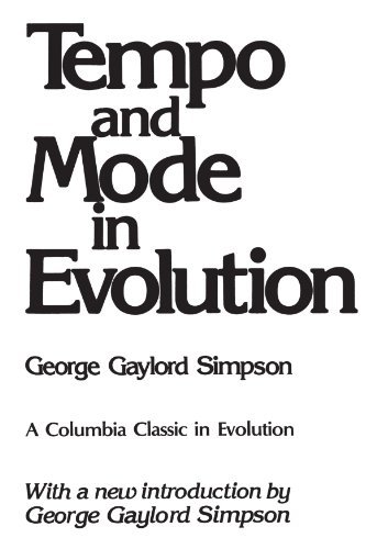 TEMPO AND MODE IN EVOLUTION [N6] book cover