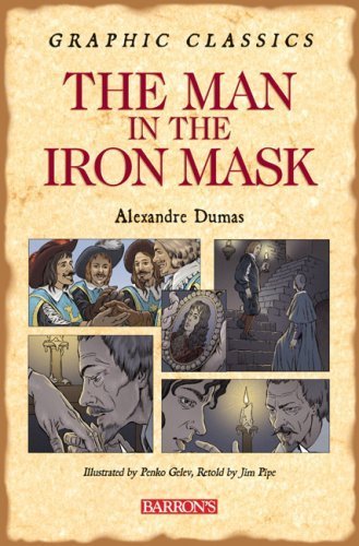 The Man in the Iron Mask (Barron's Graphic Classics) by Alexandre Dumas book cover