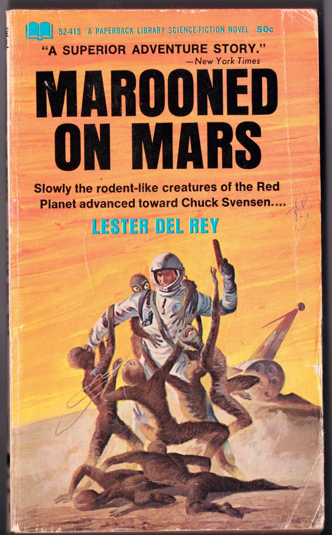 Marooned on Mars book cover