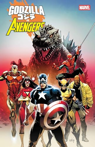 Godzilla Vs. Avengers (2025) #1 (Godzilla Vs. The Marvel Universe book cover
