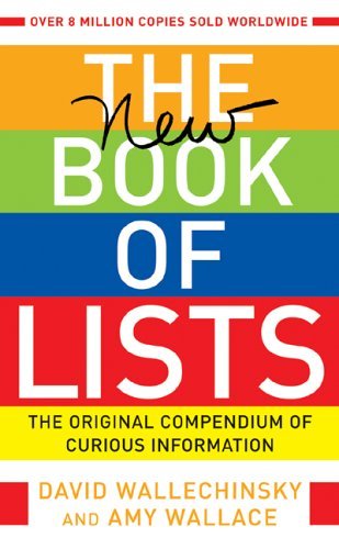 The New Book of Lists book cover