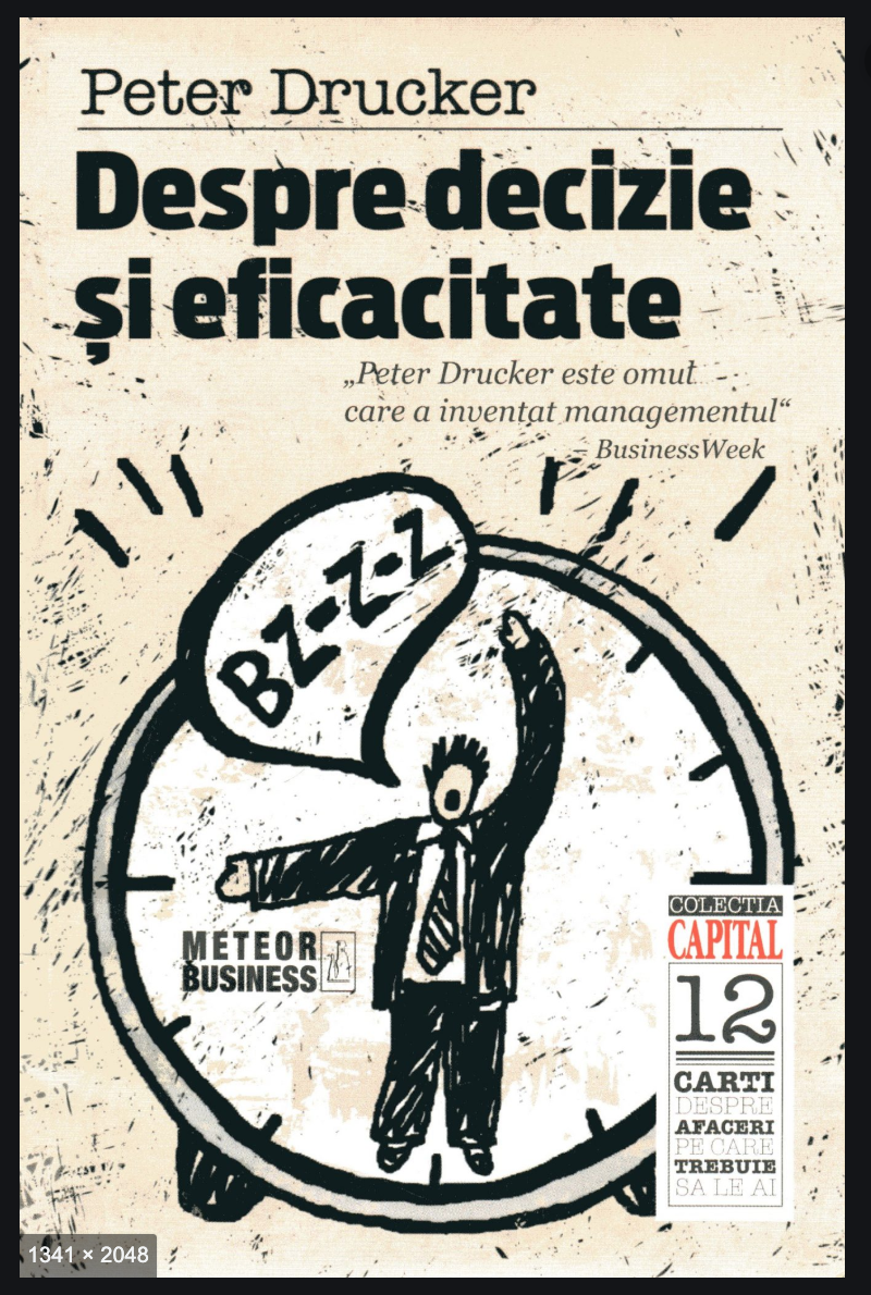 Despre decizie și eficacitate book cover