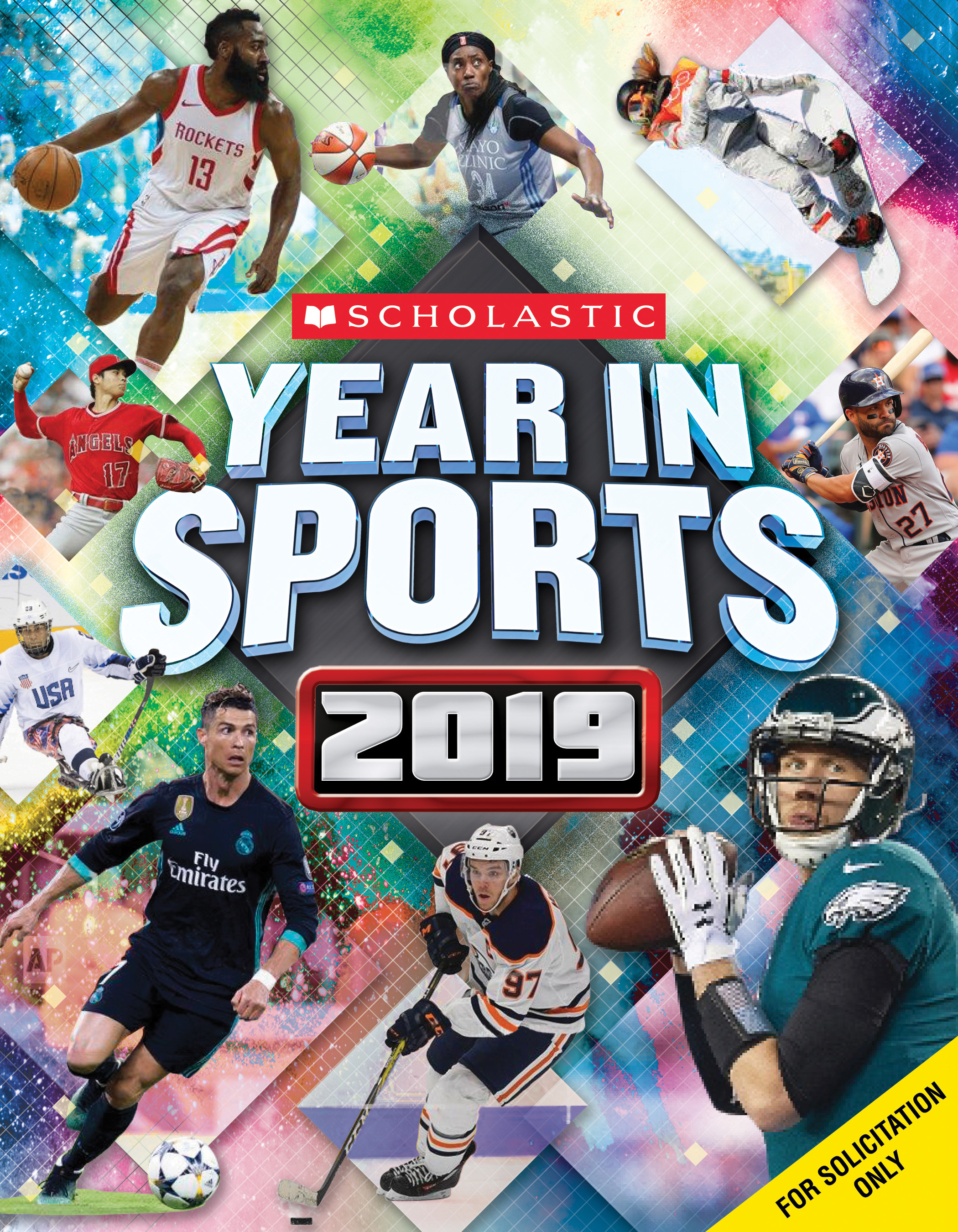 Scholastic Year in Sports 2019 book cover