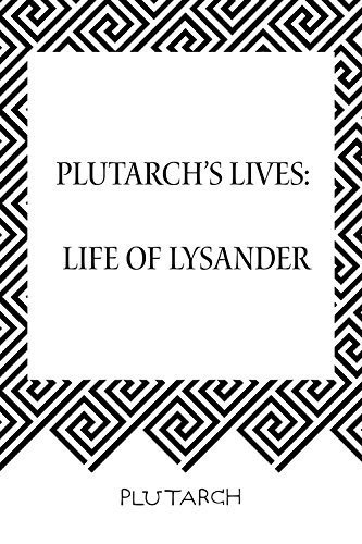 Plutarch's Lives book cover