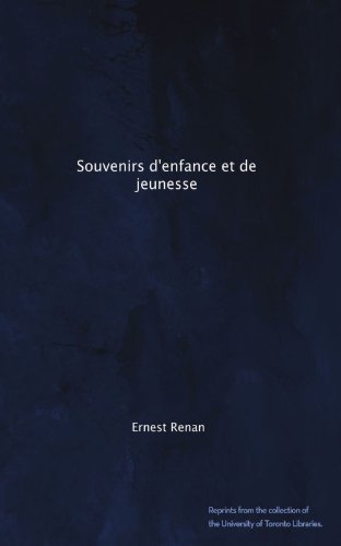 Souvenirs d'enfance et de jeunesse book cover