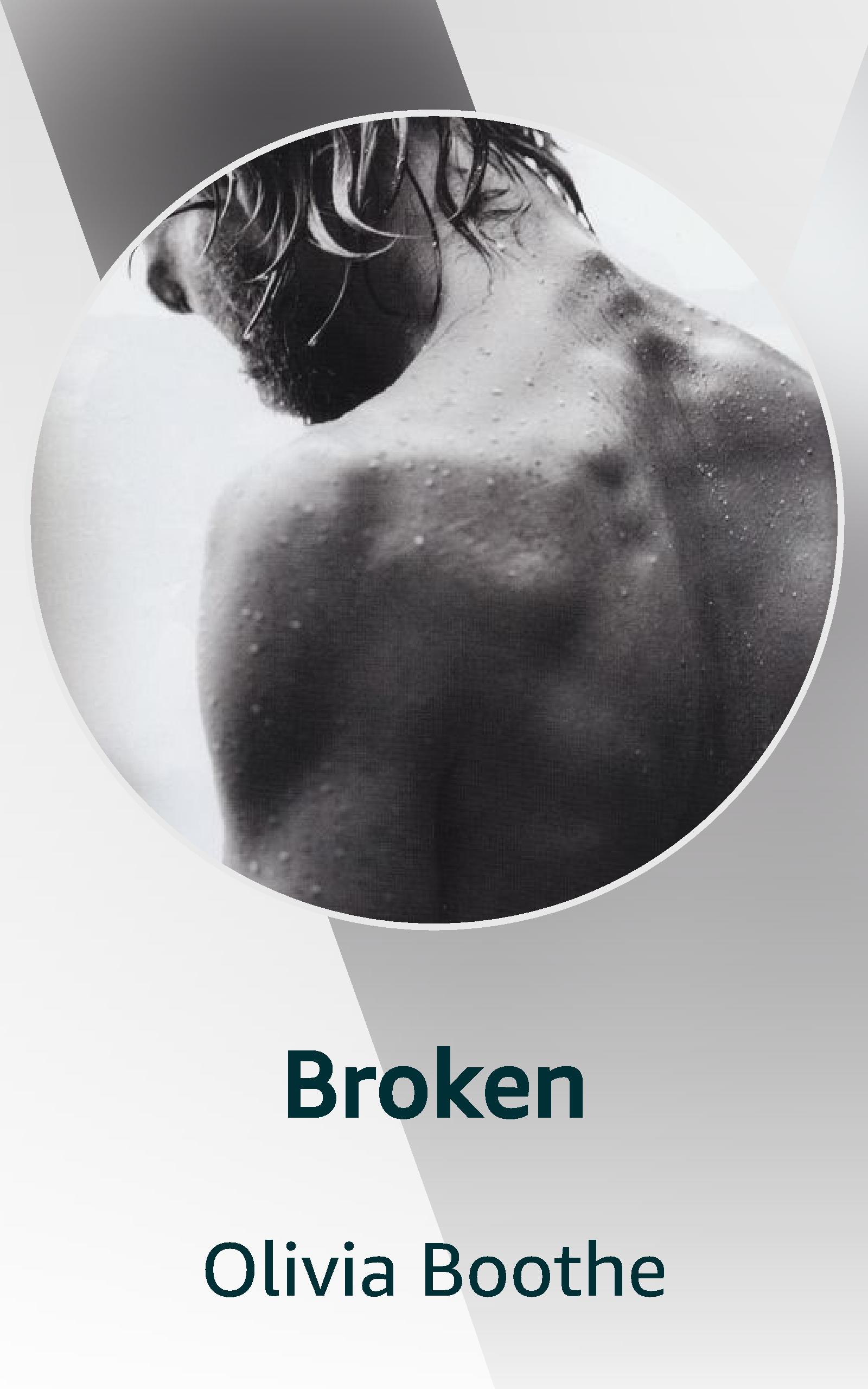 Broken book cover