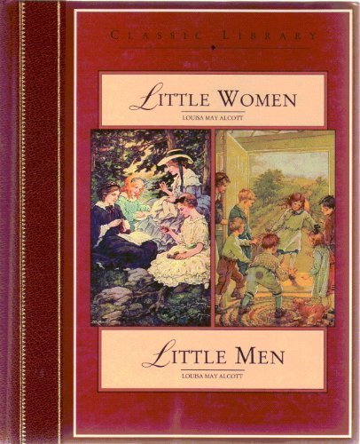 Louisa May Alcott's Little Women and Little Men book cover