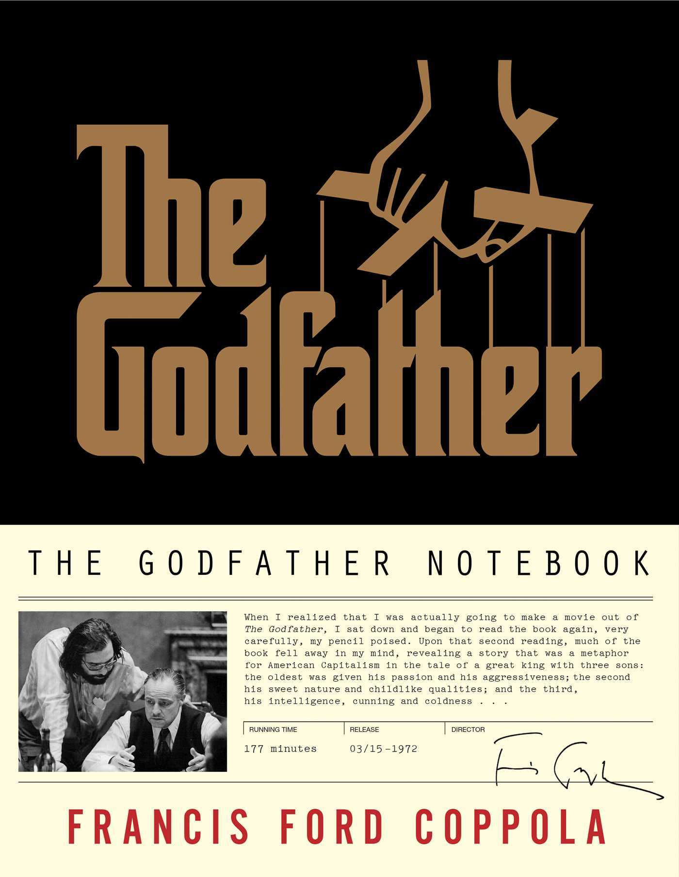 The Godfather Notebook book cover