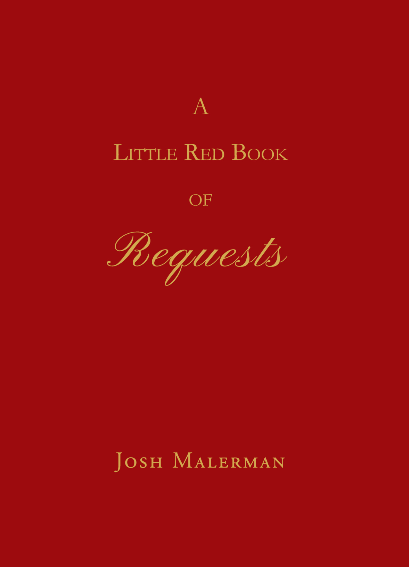 A Little Red Book of Requests book cover