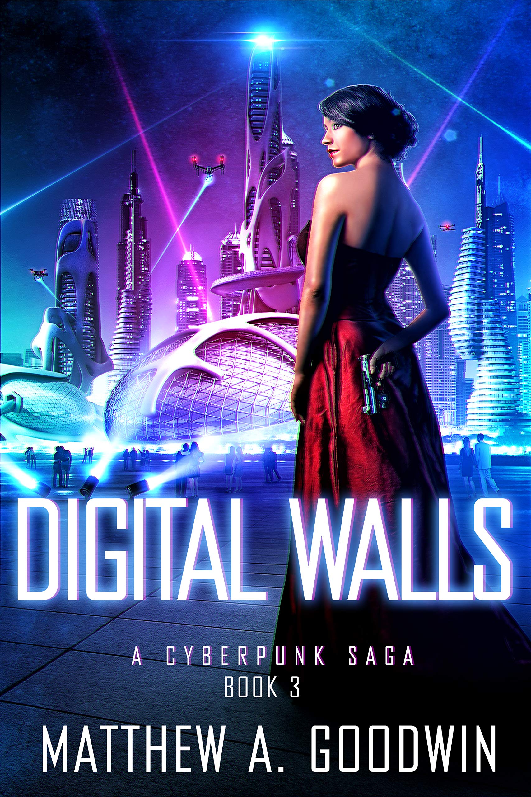 A Cyberpunk Saga book cover 3