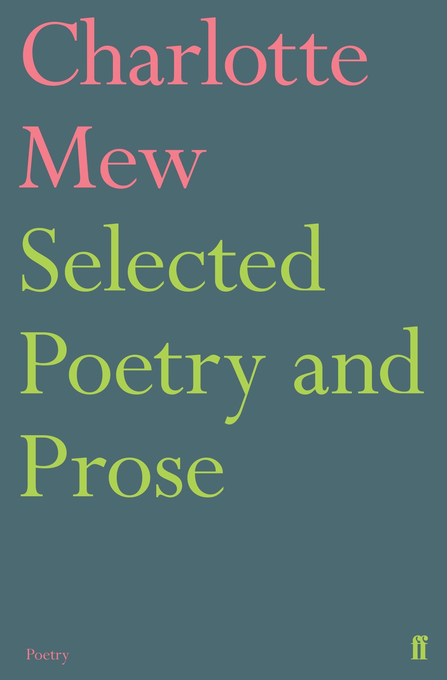 Selected Poetry And Prose book cover