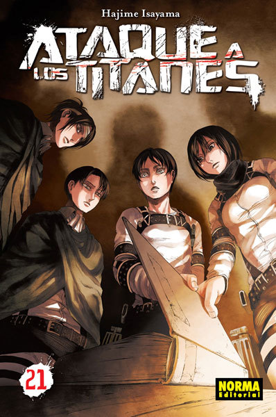 Ataque a los titanes, vol. 21 book cover