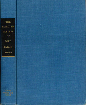 The Letters Of Lord Byron book cover