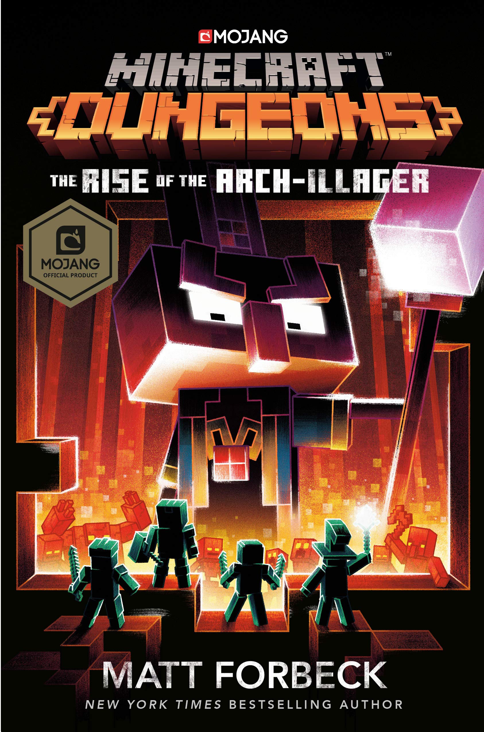 Minecraft Dungeons book cover