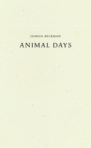 Animal Days book cover
