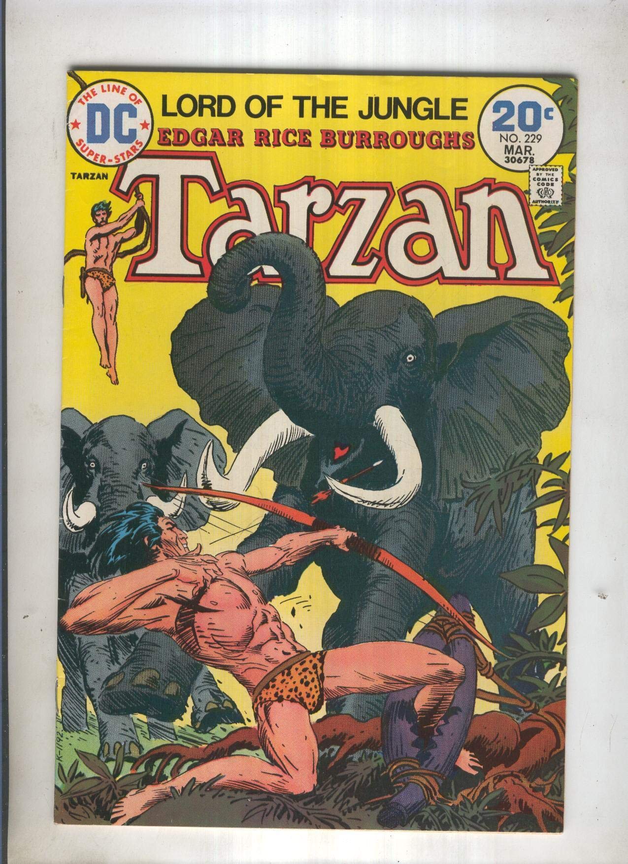 TARZAN LORD OF THE JUNGLE DC Numero 229 book cover