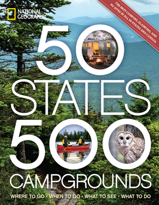 50 States, 500 Campgrounds book cover