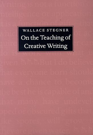 On the Teaching of Creative Writing book cover