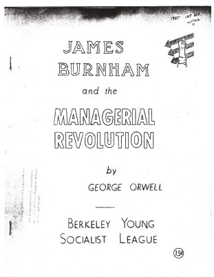 James Burnham and the Managerial Revolution book cover
