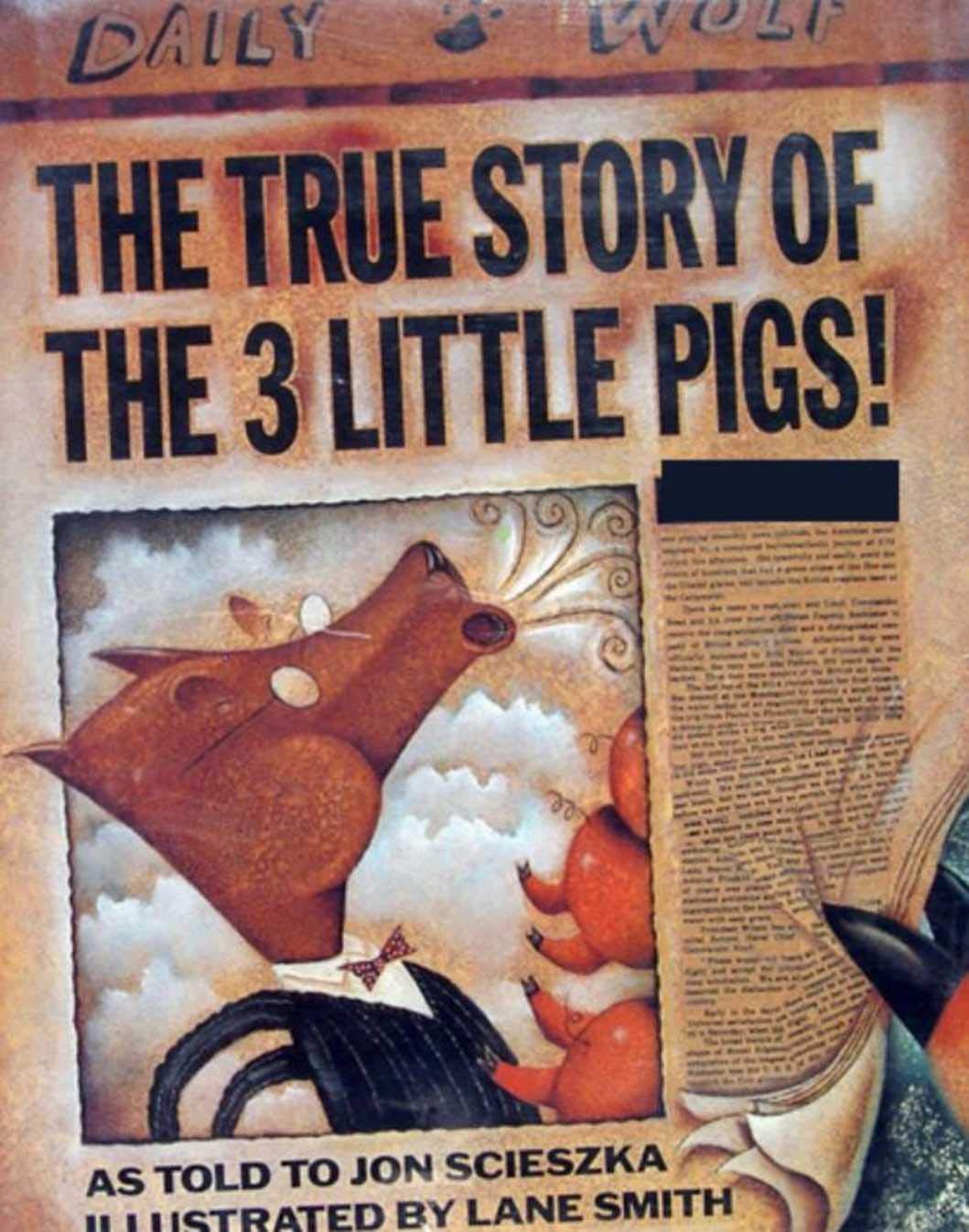The True Story of the Three Little Pigs book cover