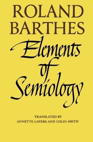 Elements of Semiology book cover